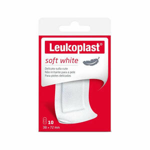 Leukoplast - Soft white 72 x 38 cm 10 pezzi