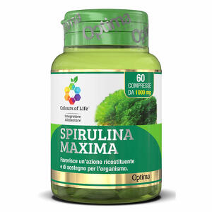 Colours of life - Spirulina maxima 60 compresse 1000 mg