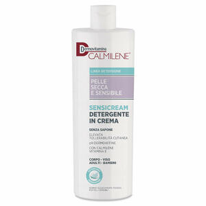Dermovitamina - Calmilene sensicream detergente in crema senza sapone per pelle secca e sensibile 500 ml