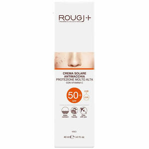 Rougj - Solare spf50+ viso antimacchia vitamina c 40 ml