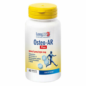 Long life - Longlife osteo-ar plus 60 tavolette