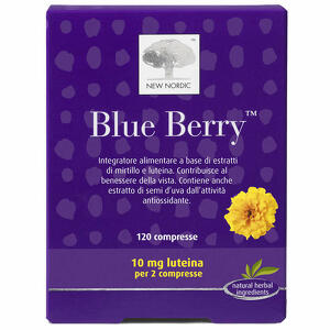 New nordic - Blue berry 120 compresse