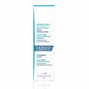 Ducray - Keracnyl glycolic+crema purificante 30 ml