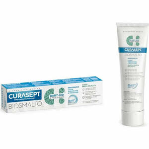 Curasept - Biosmalto dentifricio baby kid menta carie abrasione & erosione 50 ml