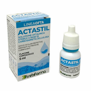 Trebifarma - Actastil soluzione oftalmica gocce oculari protettive idratanti eutrofiche lubrificanti 5 ml
