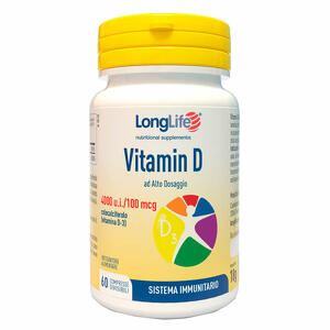 Long life - Longlife vitamin d 4000ui 60 compresse