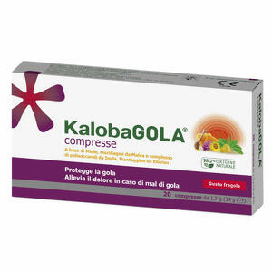 Schwabe pharma italia - Kalobagola 20 compresse fragola