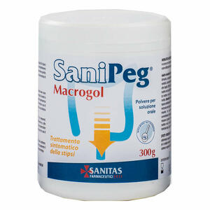 Macrogol - Sanipeg  polvere per soluzione orale barattolo 300 g