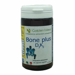 Golden wave - Bone plus d3k2 40 capsule vegetali