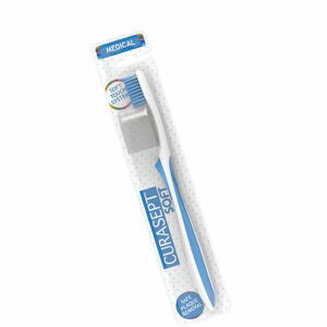 Curasept - Spazzolino soft medical colore azzurro