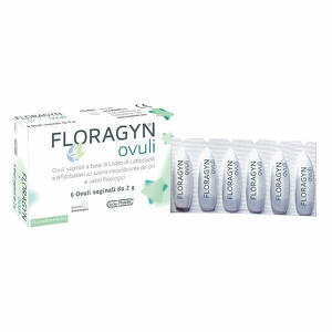 Floragyn - Ovuli vaginali a base di lattobacilli lisati  ovuli 2 g 6 pezzi