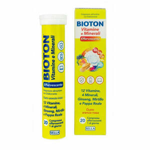 Bioton - Vitamine e mineali 20 compresse effervescenti