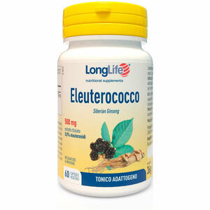 Long life - Longlife eleuterococco 0,8% 60 capsule 500mg