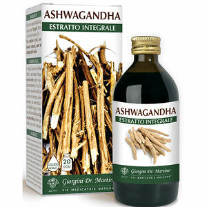 Giorgini - Ashwagandha estratto integrale liquido analcolico 200 ml