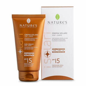 Nature's - I solari crema solare viso e corpo SPF 15 ir sun 150 ml