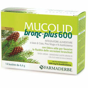 Farmaderbe - Mucolid bronc granulare 600 plus 14 bustine