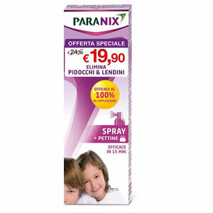 Paranix - Trattamento spray pidocchi e lendini  100 ml + pettine taglio prezzo