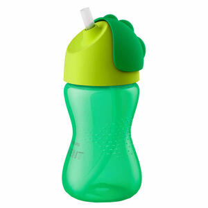 Avent - Philips tazza colorata con cannuccia maschio 300 ml