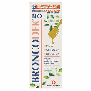 Broncodek bio  bambinisoluzione naturale - Broncodek bio bambini 200 ml