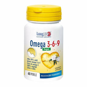 Long life - Longlife omega 369 vegan 750 mg 60 perle