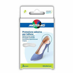 Master aid - Protezione adesiva master-aid footcare trasparente tallone 2 pezzi a4