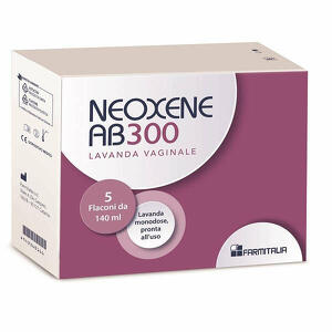 Neoxene ab300 - Neoxene ab 300 lavanda vaginale 5 flaconi da 140 ml