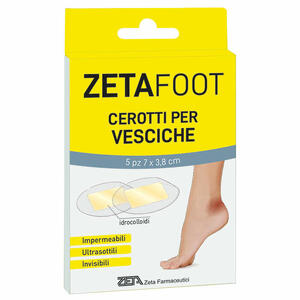 Zeta farmaceutici - Zetafoot cerotto idrocolloidale vesciche 5 pezzi