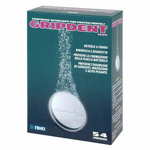 Gripdent - Tabs detergente per protesi dentaria 54 compresse