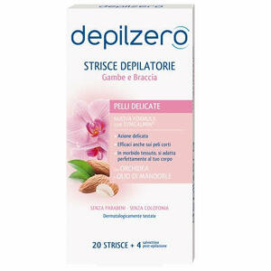 Depilzero - Strisce gambe braccia 20 pezzi