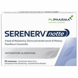 Serenerv notte - 40 compresse 0,8 mg