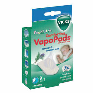 Vicks vapopads rosmarino e lavanda - Vicks vapopads rosemary & lavender scente 7 pezzi