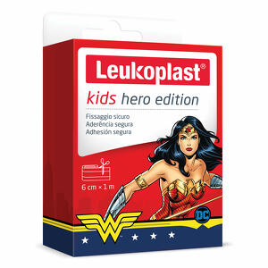 Leukoplast - Striscia ritagliabile  kids hero edition 1x6 cm 1 pezzo