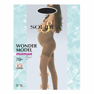 Solidea - Wonder model maman 70 sheer collant gestante nero l