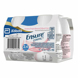 Ensure - Compact fragola 4 bottiglie da 125 ml