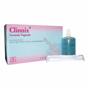 Clinnix - Lavanda vaginale 4 flaconi 140 ml + 4 cannule vaginali monouso in blister