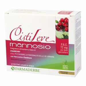 Farmaderbe - Cistileve mannosio 12 bustine