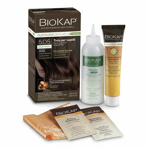 Biokap - Nutricolor delicato rapid 5,05 castano nocciola tinta tubo+flacone 135 ml biosline