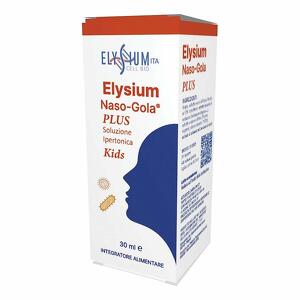 Naso-gola - Elysium naso gola plus soluzione ipertonica kids 30 g