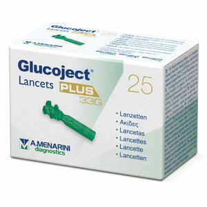 Glucoject - Lancette pungidito glucojet plus gauge 33 25 pezzi