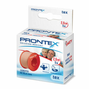 Prontex - Cerotto  pex tela 500x2,5 cm 1 confezione