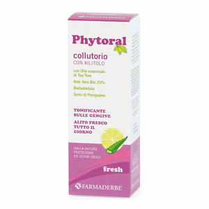 Farmaderbe - Phytoral collutorio con xilitolo fresh 200 ml