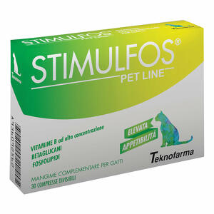 Stimulfos - Pet line gatto mangime complementare scatola 30 compresse