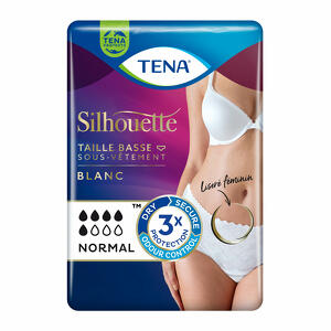 Tena - Pannolone a mutandina assorbente  silhouette blanc large 5 pezzi