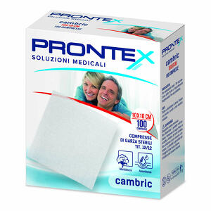 Prontex - Garza  cambric 10x10cm 100 pezzi