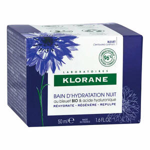 Klorane - Crema idratante notte fiordaliso acido ialuronico 50 ml