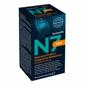 Screen pharma - N7pro neuronal protect 60 compresse integratore cefalle emicrania mal di testa