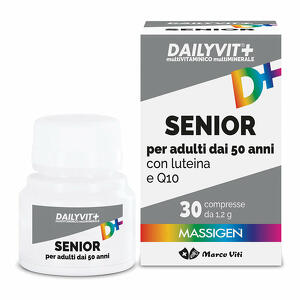 Massigen - Dailyvit+ senior multivitaminico e multiminerale 30 compresse