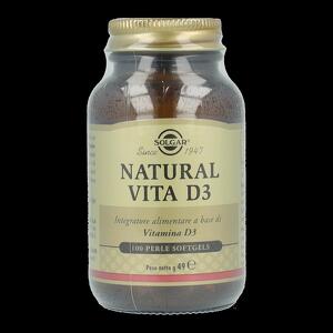 Solgar - Natural vita d3 1000 100 perle softgel