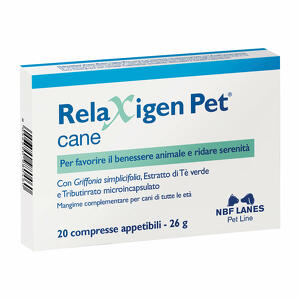 N.b.f. lanes - Relaxigen pet cane blister 20 compresse appetibili