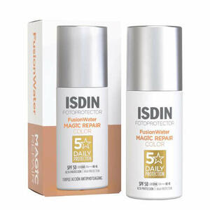 Isdin - Fotoprotector fusion water magic repair color SPF 50 50 ml